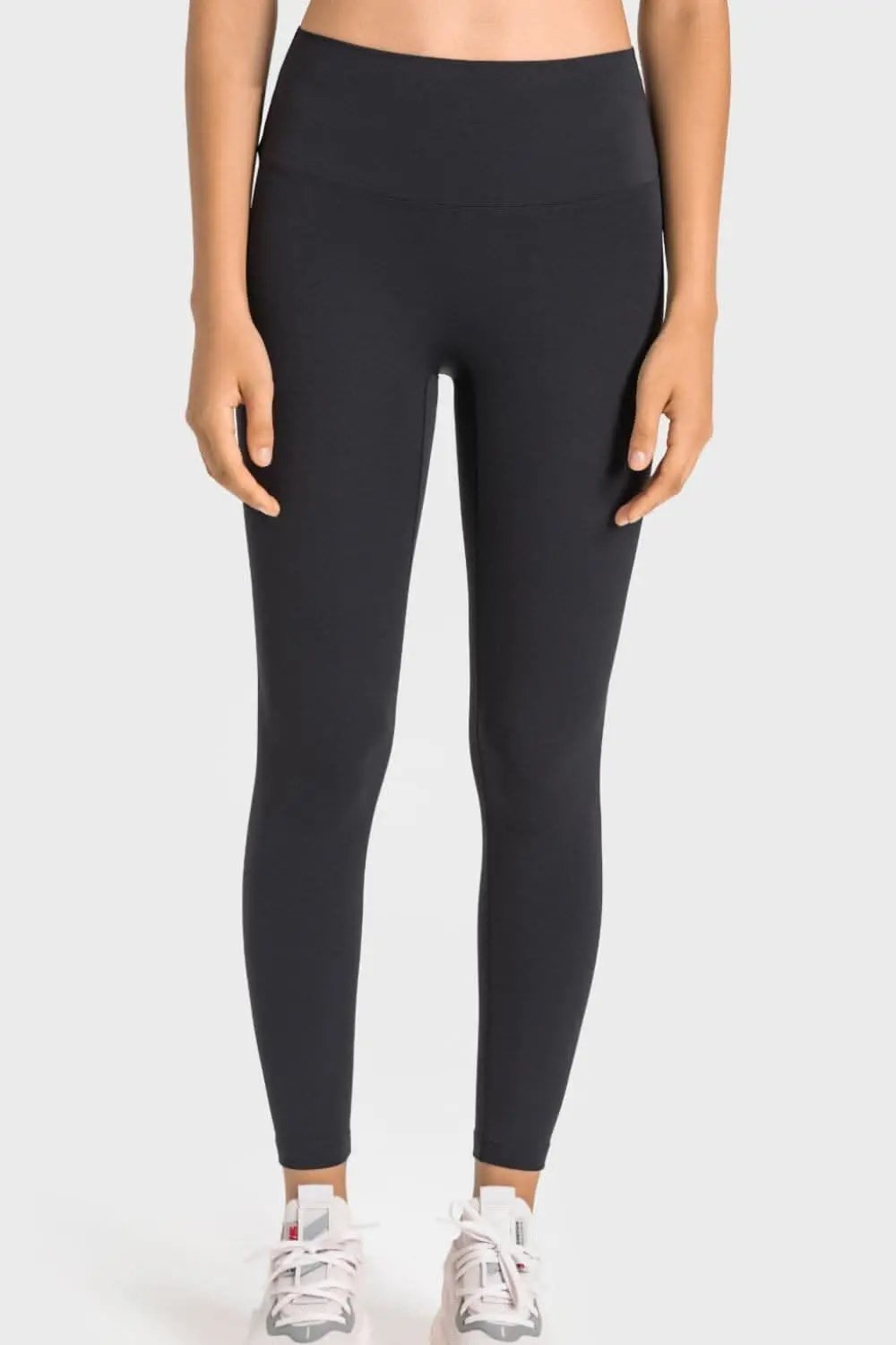 High-rise yoga leggings with wide waistband - Love Salve